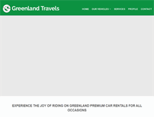 Tablet Screenshot of greenlandtravels.com